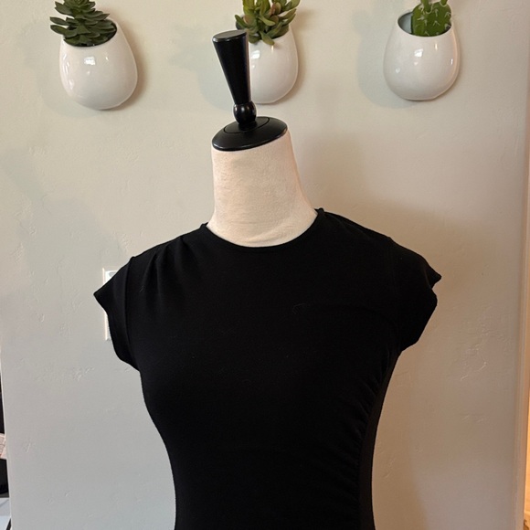 Monrow Black Cap Sleeve Dress, XS - Picture 5 of 9